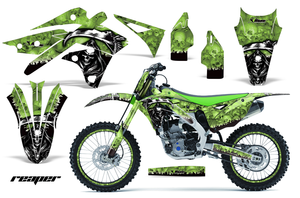 Kawasaki KX250F 2013 Graphics Kit Decal Reaper G NPs